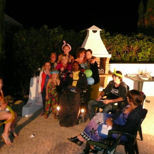 lagos villa family photo wheelchair accessible