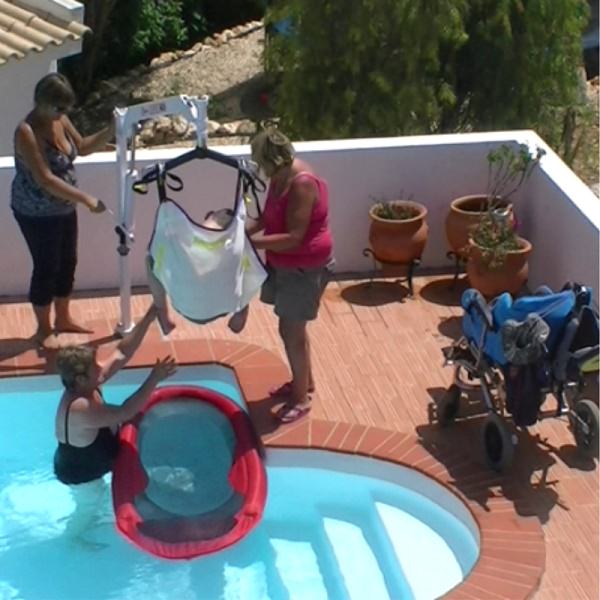 pool sling accessible swimming pool villa portugal algarve lagos